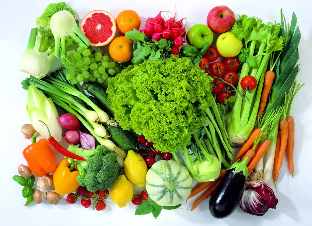 vegetables and fruits for potential